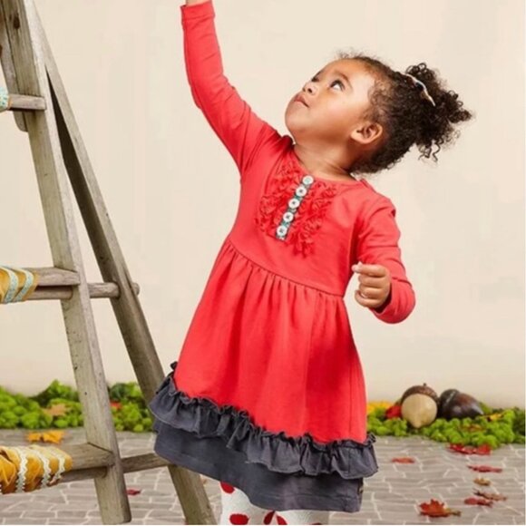 Matilda Jane Once Upon a Time Little Red Riding Boho Dress Size 6 - Picture 1 of 6